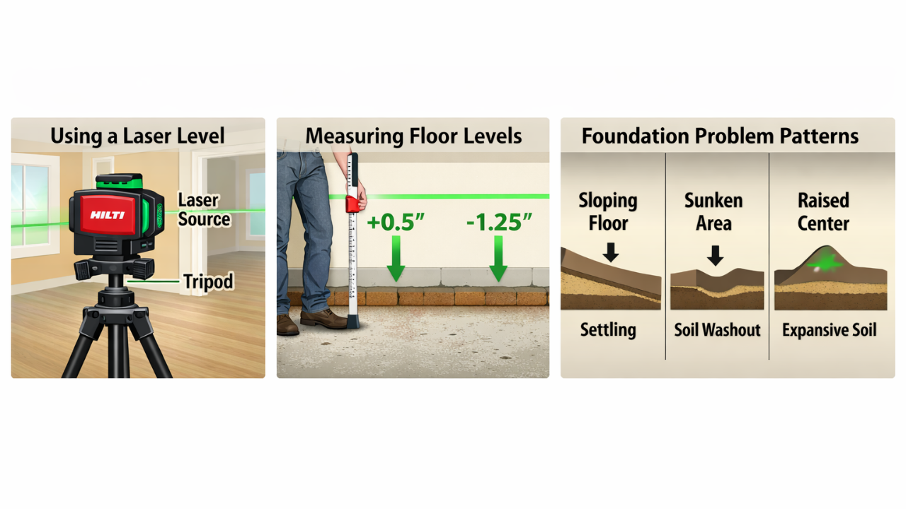 using a green laser level graphics