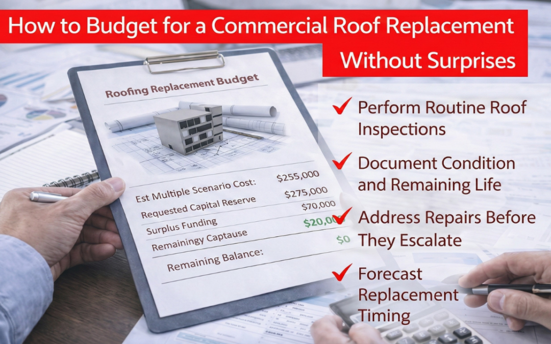 How to Budget for a Commercial Roof Replacement Without Surprises