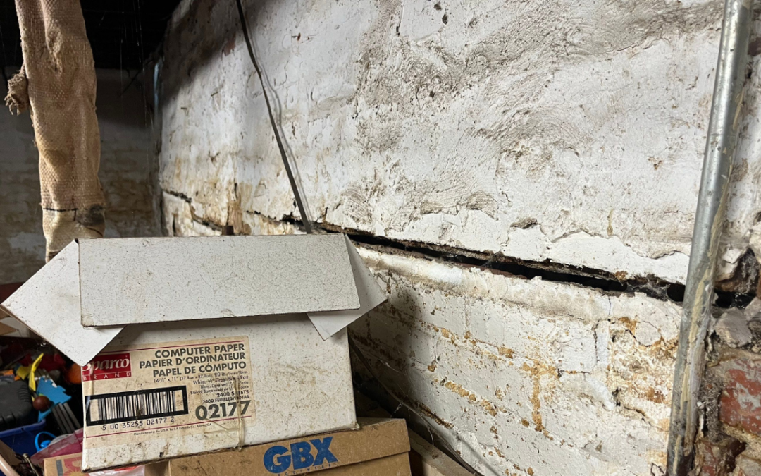 Stages of Foundation Wall Failure from Hydrostatic Pressure