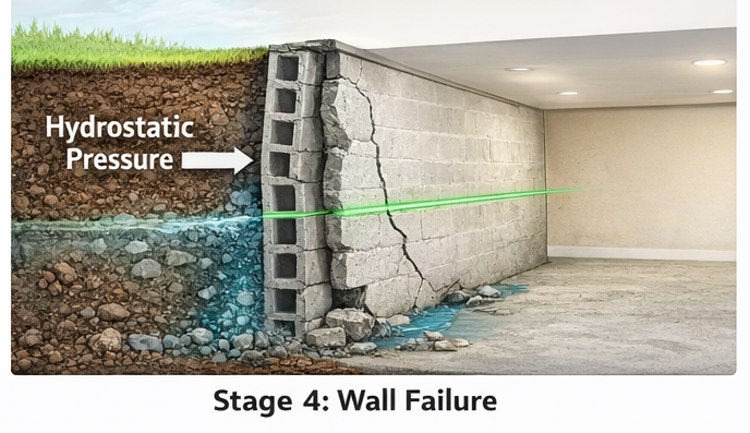 stage 4: wall failure